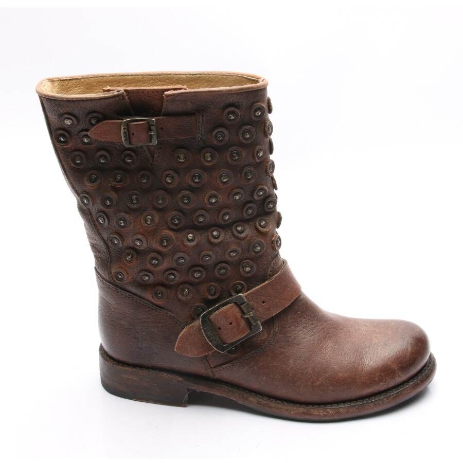 Frye Biker Boots EUR 37,5 Braun von Frye