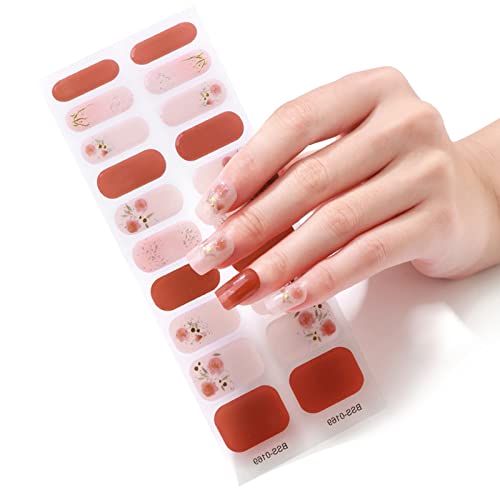 20 Tips Semi-Cured Gel Nail Patch Adhesive Sliders Long Lasting Full Cover Nail Stcikers Gel Led Uv Lamp Neede von FuBESk