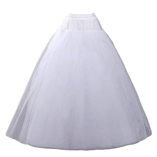 A-Linie Hoopless Brautkleid Petticoat Crinoline Unterrock Slips für formelle Kleider, bodenlang, Hochzeitskleid, Petticoat von FuBESk