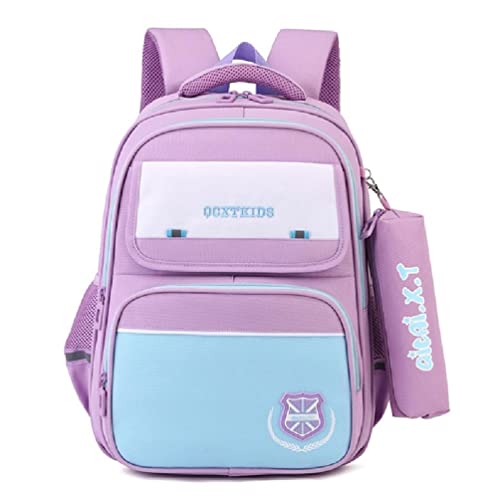 FuBESk Lightweight Primary School Backpack for Girls Laptop Backpack Children School Bag Large Bookbags with Pencil Bag School Backpack von FuBESk