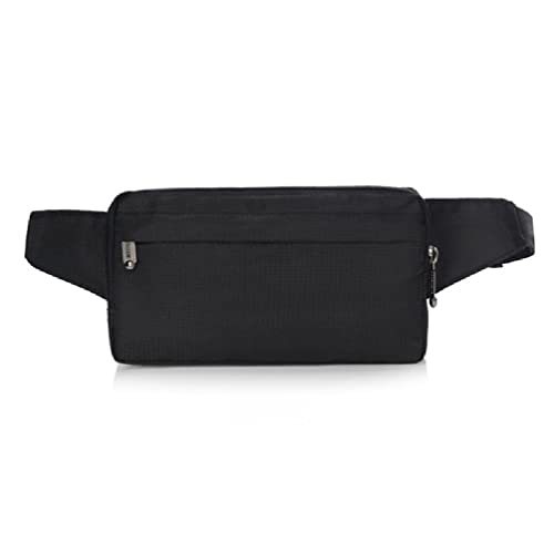 Männer Nylon Gürtel Bum Taille Telefon Tasche Fanny Pack Umhängetasche Schulter Sport Zip Tasche von FuBESk