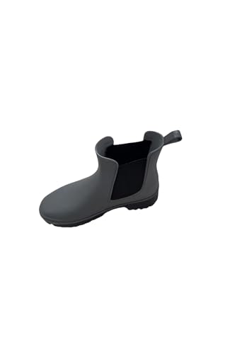 Fubotao Damen Kurze Regenstiefel Wasserdicht Chelsea Regenstiefel für Damen, GRAU, 39.5 EU Fubotao Damen Kurze Regenstiefel Wasserdicht Chelsea Regenstiefel für Damen, GRAU, 39.5 EU von Fubotao