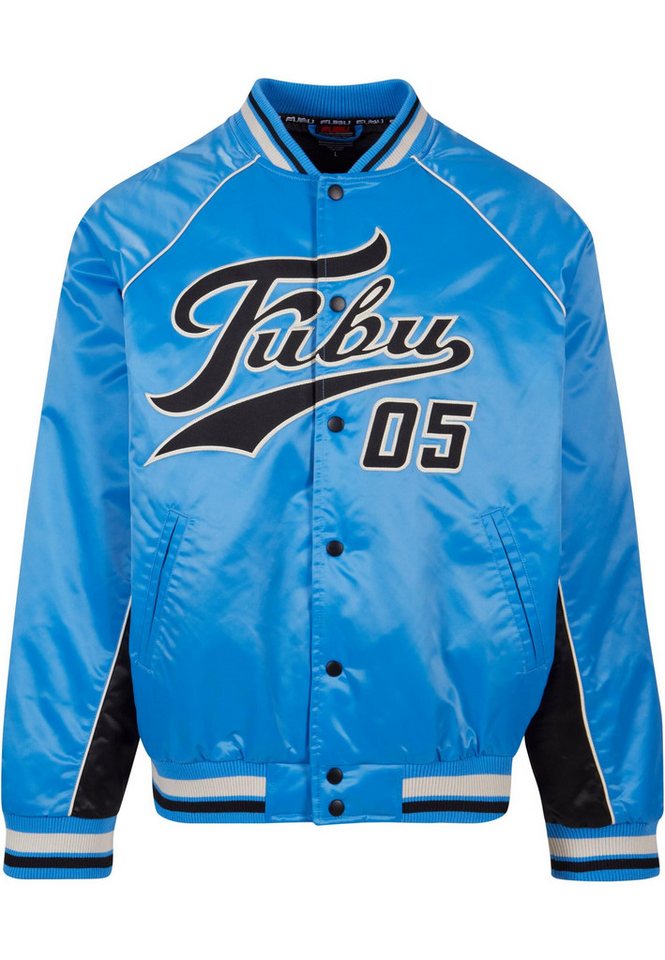 Fubu Bomberjacke Fubu Herren FM241-012-1 Fubu Varsity Satin Raglan Bomber Jacket (1-St) von Fubu