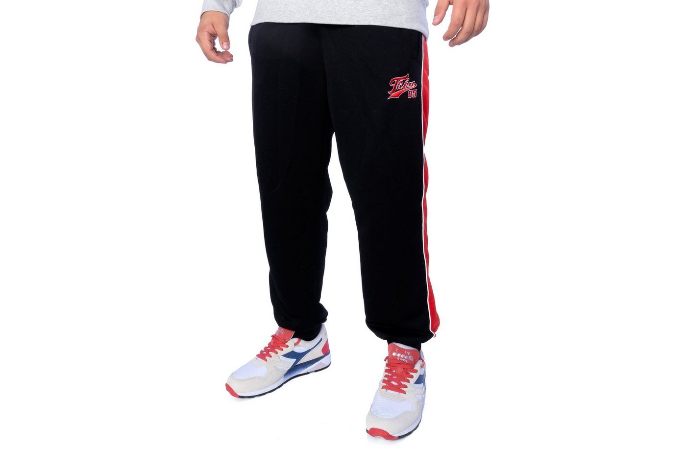 Fubu Jogginghose Fubu Varsity Track Pants Hose Herren Jogginghose schwarz (1-tlg) von Fubu