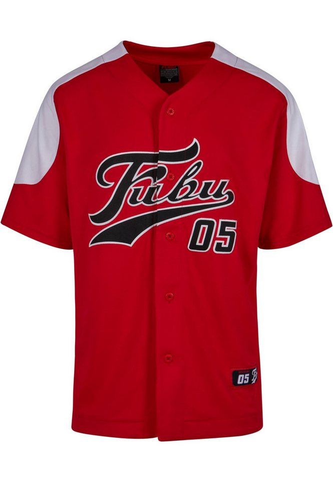 Fubu Langarmhemd Fubu Herren FM222-019-1 FUBU Varsity Block Baseball Jersey (1-tlg) von Fubu