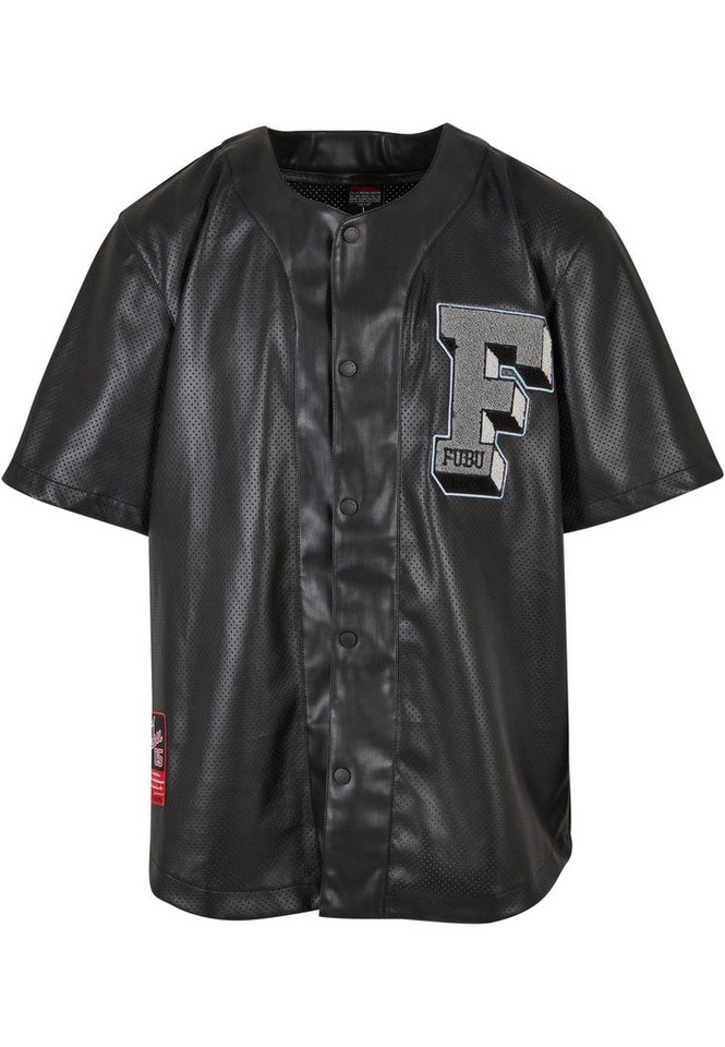 Fubu Langarmhemd Fubu Herren FM224-037-1 College Leather Baseball Jersey (1-tlg) von Fubu