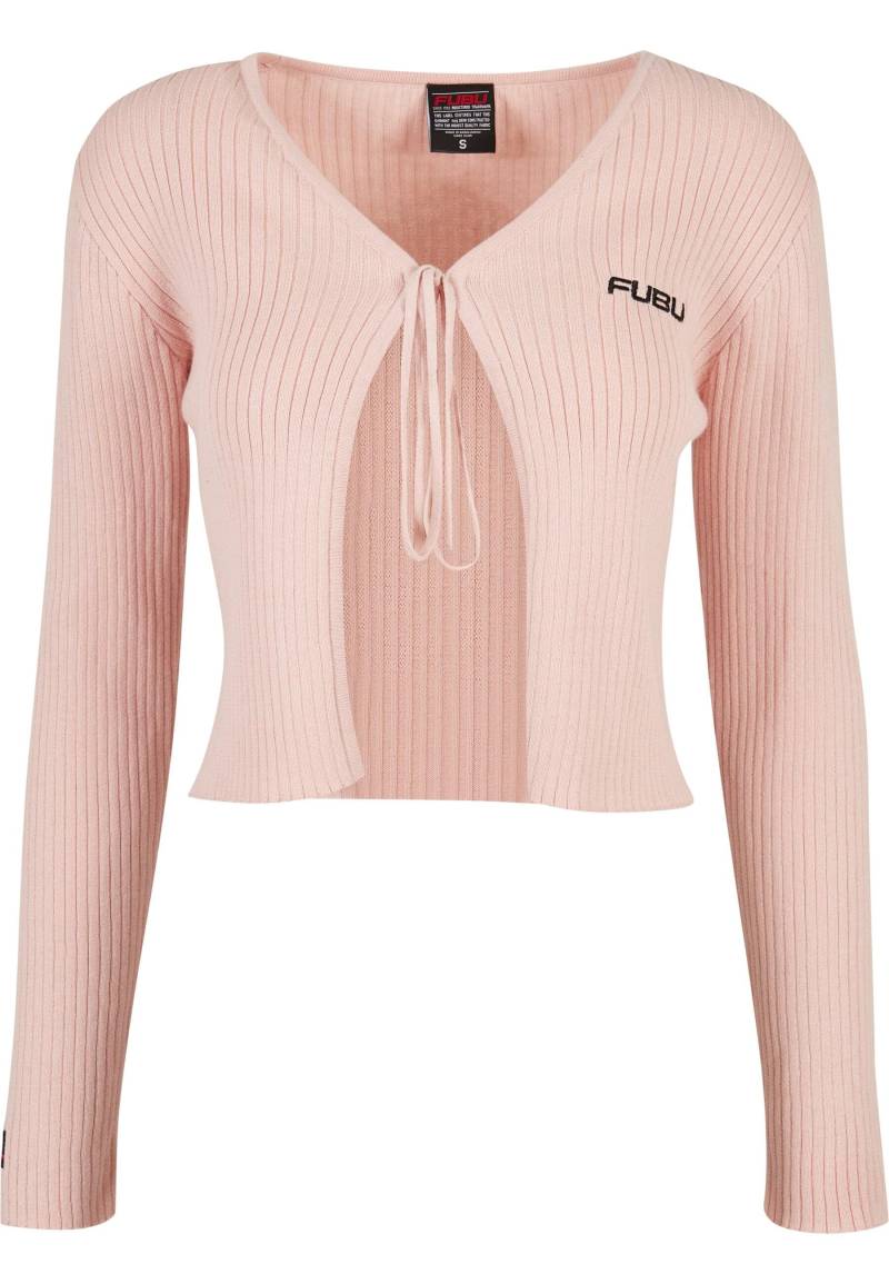 Fubu Outdoorjacke "Fubu Damen FW222-016-1, Corporate Rib Knit Bolero rose" 1 Stk. tlg. ohne Kapuze von Fubu