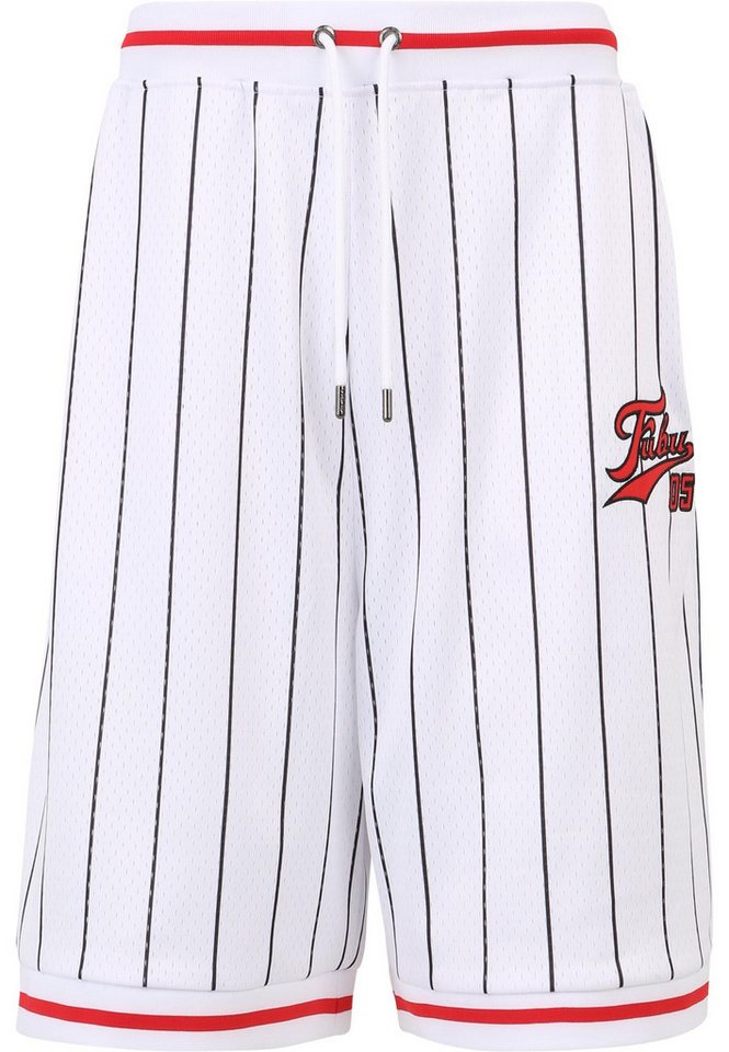 Fubu Shorts Fubu Herren FM231-006-1 FUBU Varsity Pinstriped Mesh Shorts (1-tlg) von Fubu