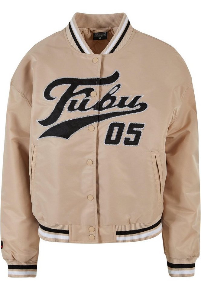 Fubu Anorak Fubu Damen FW231-016-3 FUBU Varsity Satin College Jacket (1-St) von Fubu