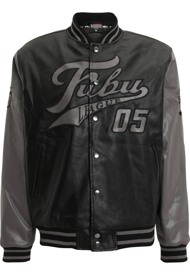 Fubu Anorak Fubu Herren FM231-024-1 FUBU Varsity Leather Jacket (1-St) von Fubu