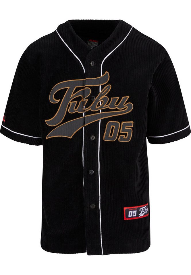 Fubu T-Shirt Fubu Herren FM214-005-1 FUBU Varsity Corduroy Baseball Jersey (1-tlg) von Fubu