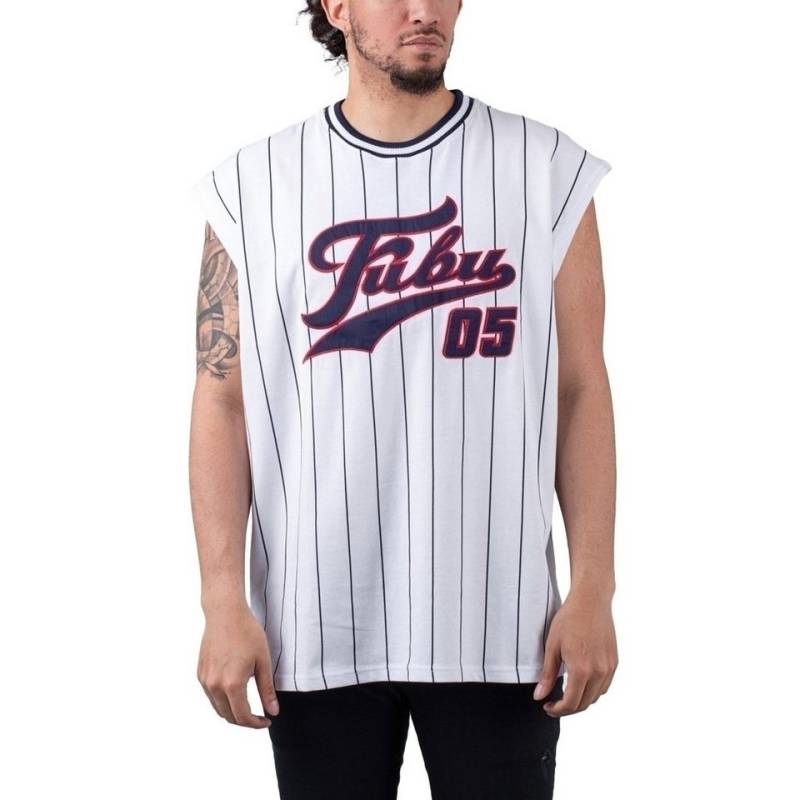 Fubu Tanktop FUBU Varsity Pinstripe Tank Top von Fubu