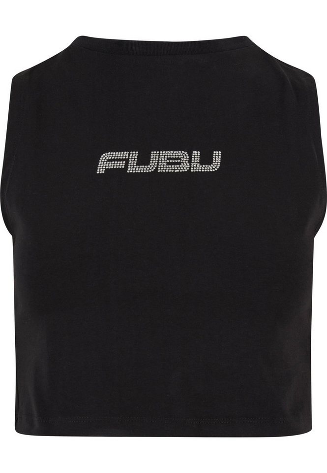 Fubu Tanktop Fubu Damen FW221-036-1 FUBU Corporate Rhinestone Top (1-tlg) von Fubu