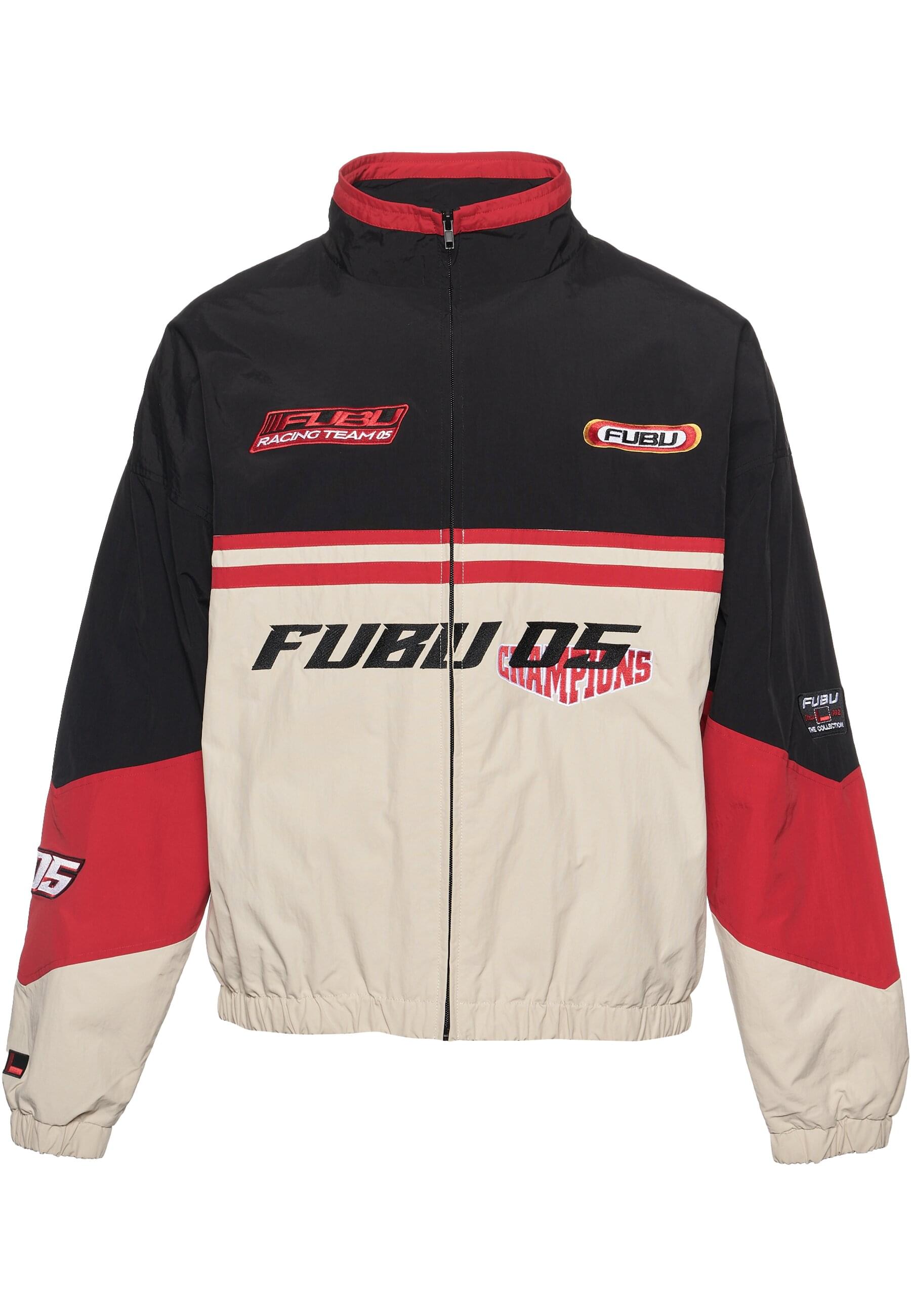 Fubu Trainingsjacke "Fubu Herren FM233-003-2 FUBU Corporate Track Jacket" 1 Stk. tlg. ohne Kapuze von Fubu