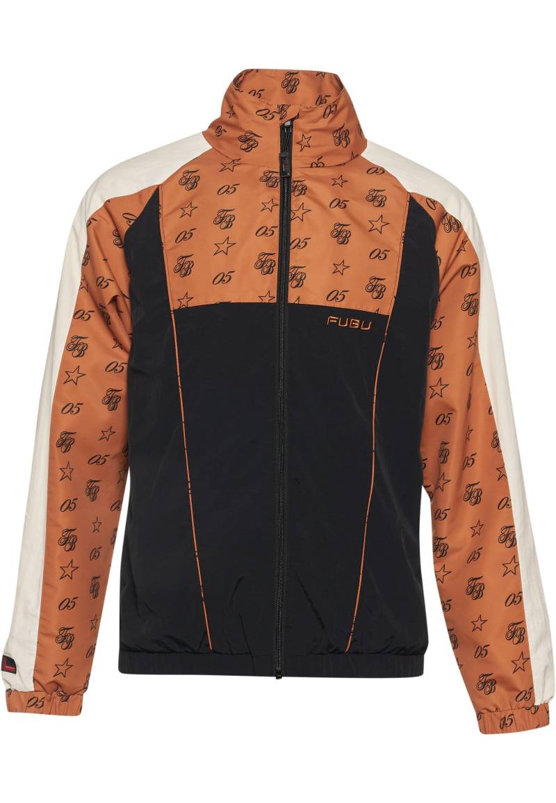 Fubu Trainingsjacke "Fubu Herren FM234-013-2 FUBU FB Initials Aop Block Track Jacket" 1 Stk. tlg. ohne Kapuze von Fubu