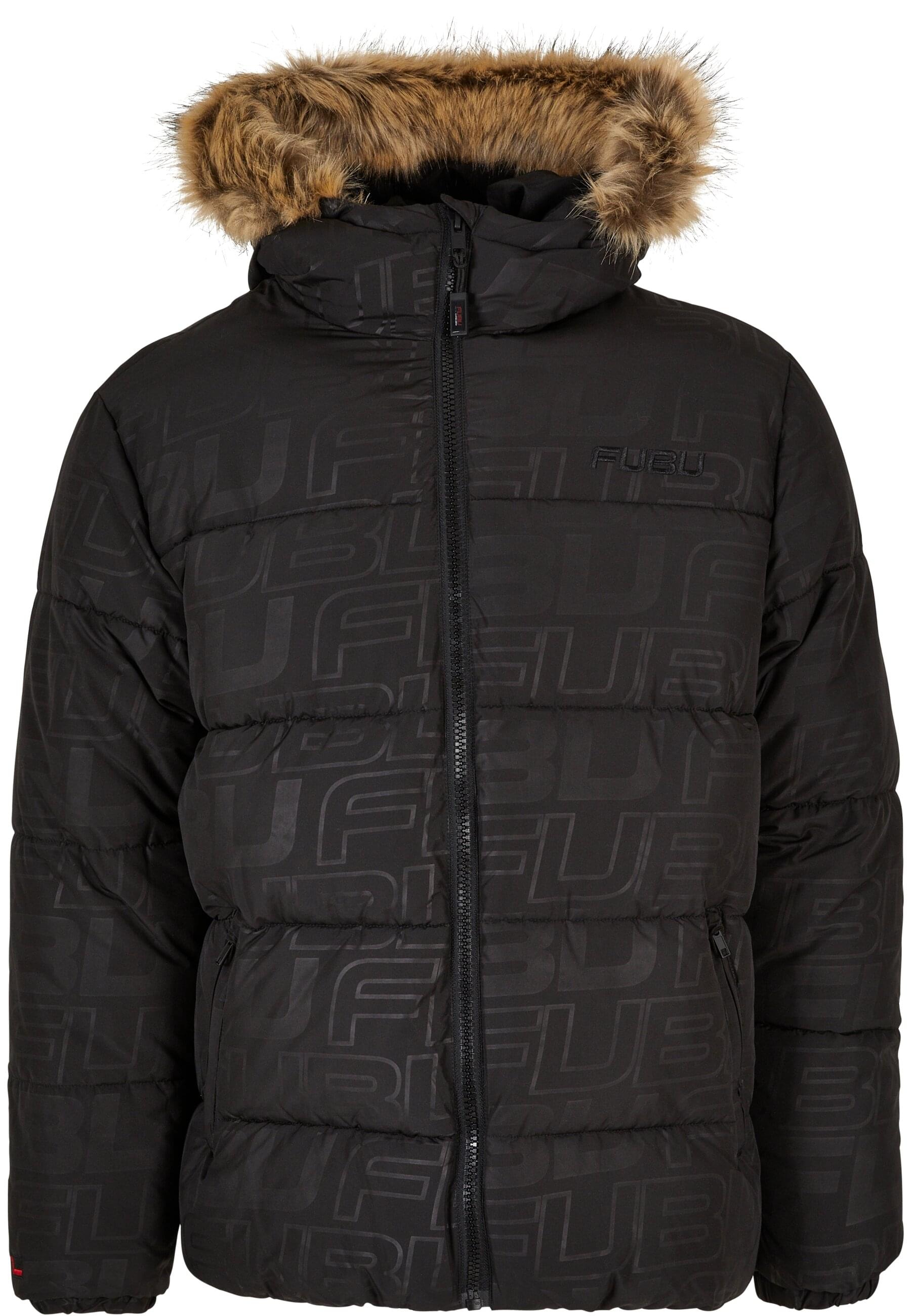 Fubu Winterjacke "Fubu Herren FM224-039-2 FUBU Corporate AOP Puffer Jacket" 1 Stk. tlg. mit Kapuze von Fubu