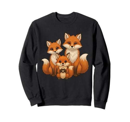 Fuchs mit Herz und Familie | Süßer Fuchs mit Mama & Papa Sweatshirt Fuchs mit Herz und Familie | Süßer Fuchs mit Mama & Papa Sweatshirt von Fuchs Designer Designs