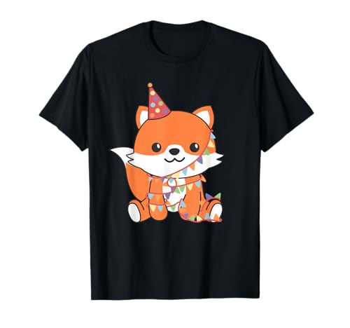 Fuchs zum Geburtstag für Kinder ein Geburtstags Fuchs T-Shirt Fuchs zum Geburtstag für Kinder ein Geburtstags Fuchs T-Shirt von Fuchs Geburtstags Geschenk süße Tiere