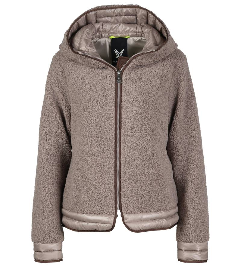 Fuchs Schmitt - Fake Fur Jacke stein - Gr. - 42 von Fuchs Schmitt