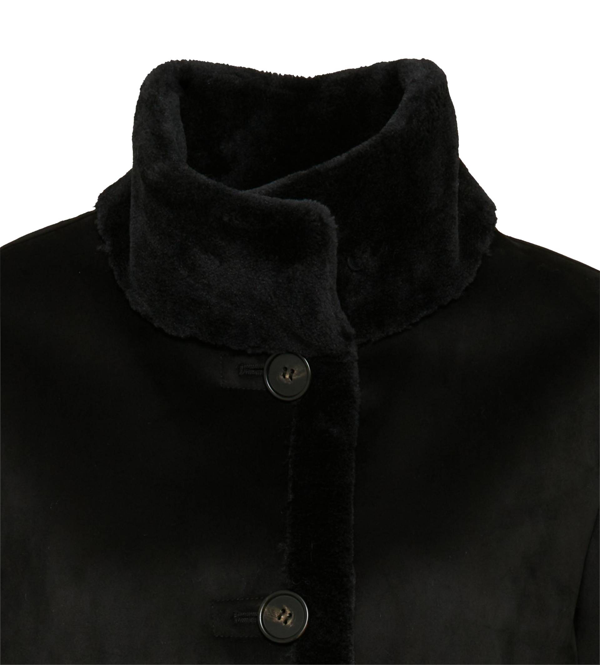 Fuchs Schmitt - Fake Fur Webpelzjacke schwarz - Gr. - 44 von Fuchs Schmitt