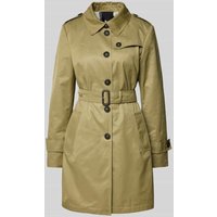 Fuchs Schmitt Trenchcoat mit Taillengürtel in Khaki, Größe 40 von Fuchs Schmitt