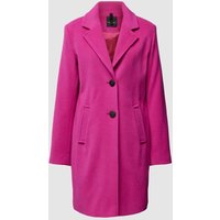 Fuchs Schmitt Mantel mit seitlichen Eingrifftaschen in Pink, Größe 44 von Fuchs Schmitt
