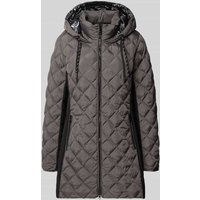 Fuchs Schmitt Regular Fit Steppjacke mit gefüttertem Stehkragen in Anthrazit Melange, Größe 52 von Fuchs Schmitt