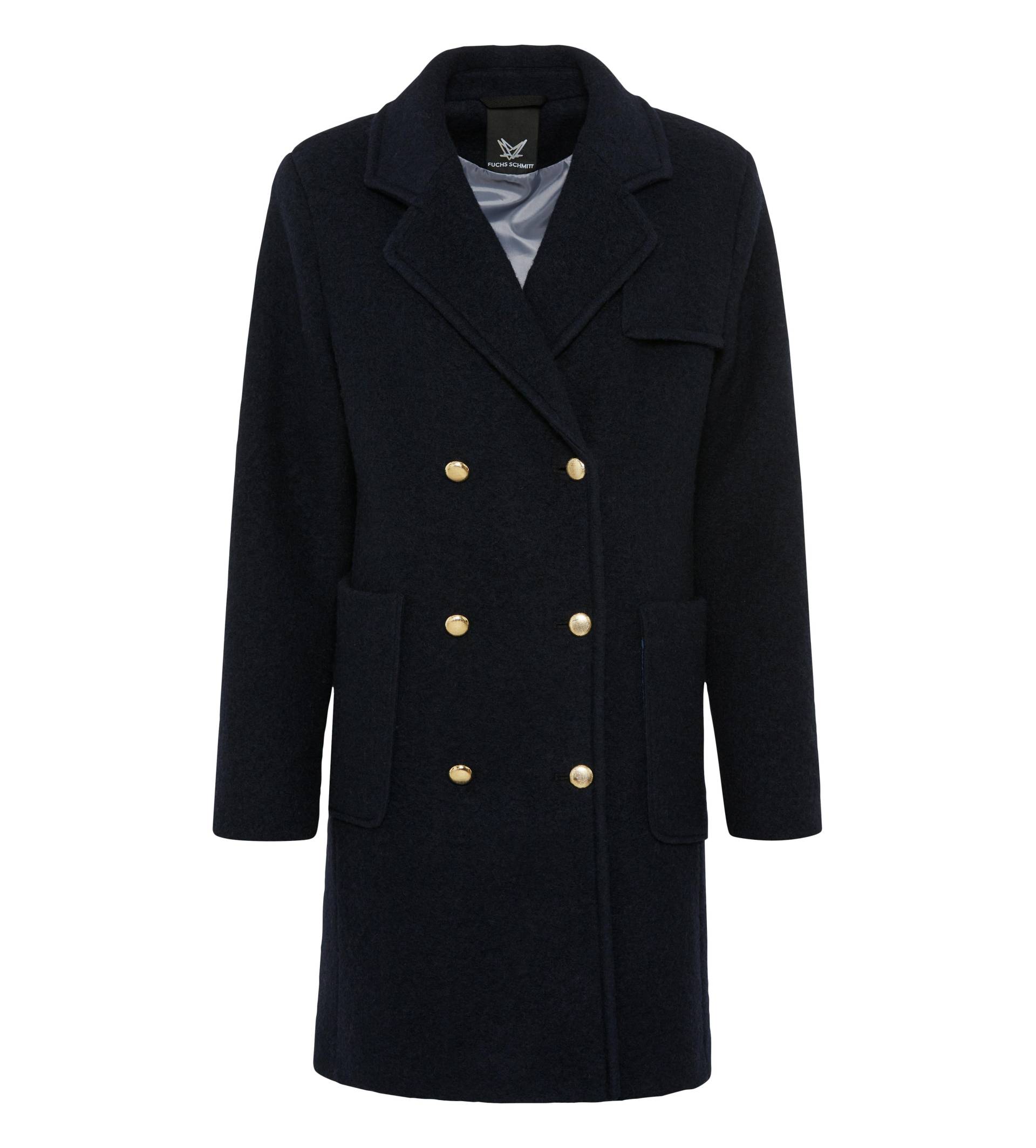 Fuchs Schmitt - Strickkurzmantel marine - Gr. - 44 von Fuchs Schmitt