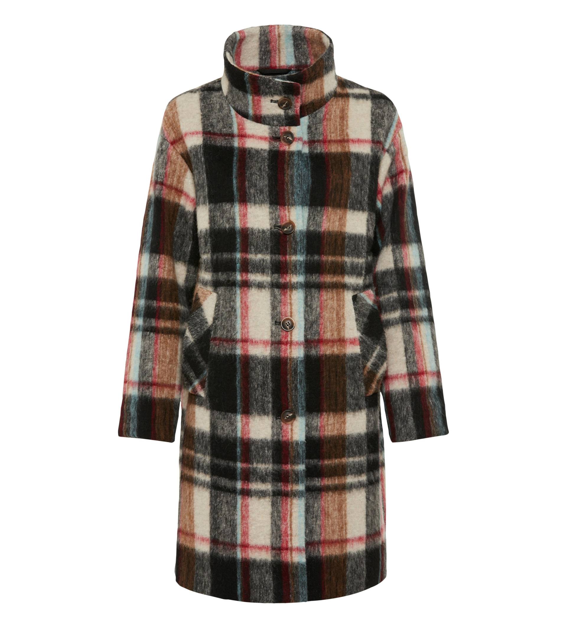 Fuchs Schmitt - Strickkurzmantel rot/kitt - Gr. - 46 von Fuchs Schmitt