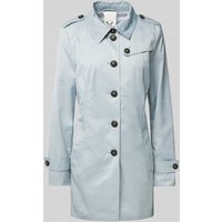 Fuchs Schmitt Trenchcoat mit Leistentaschen in Hellblau, Größe 38 von Fuchs Schmitt