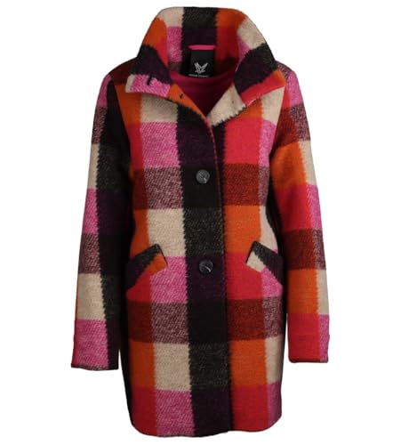 Fuchs Schmitt Woll-Jacke mit Karo-Muster in Mehrfarbig, Größe 42 von Fuchs Schmitt