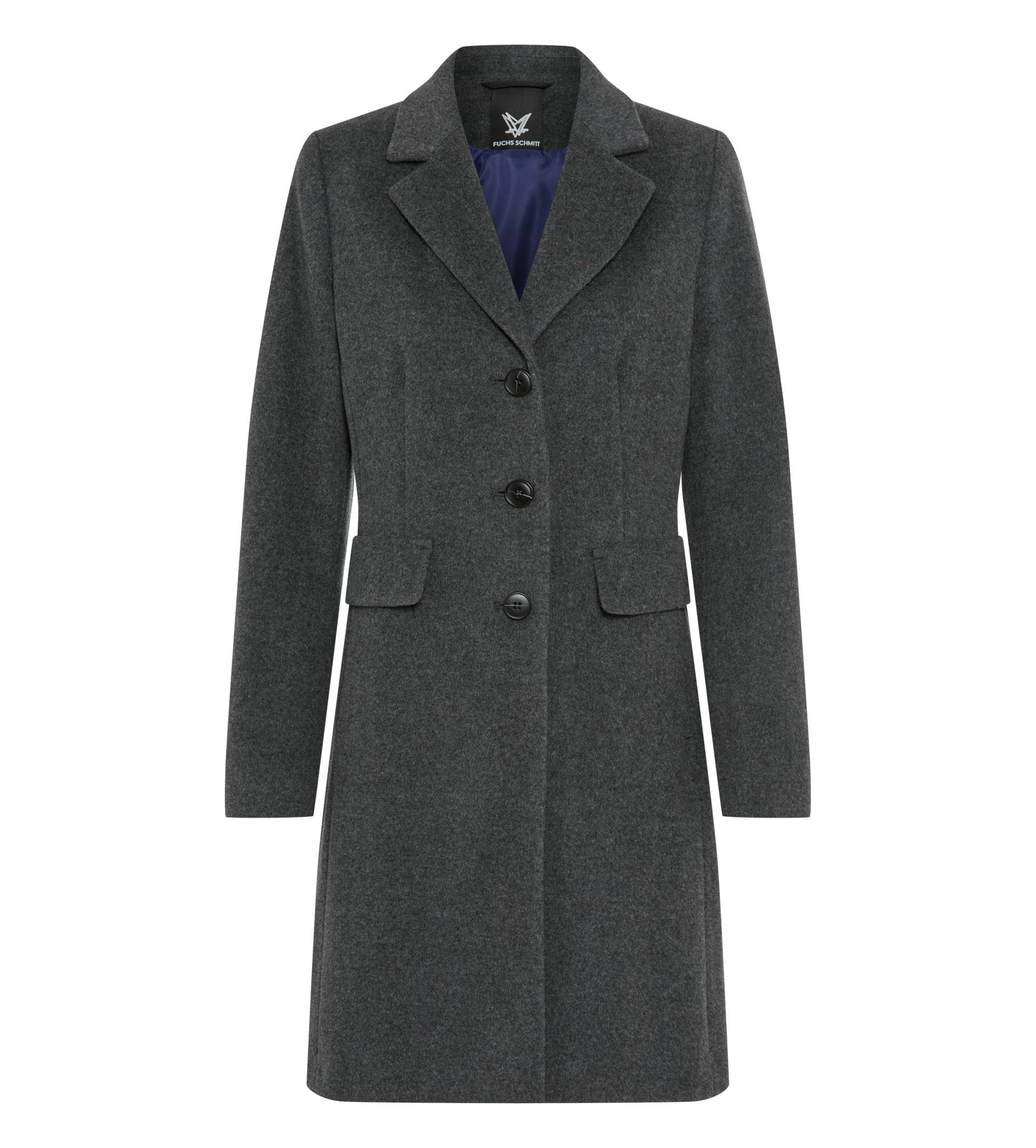 Fuchs Schmitt - Wollkurzmantel anthrazit - Gr. - 46 von Fuchs Schmitt