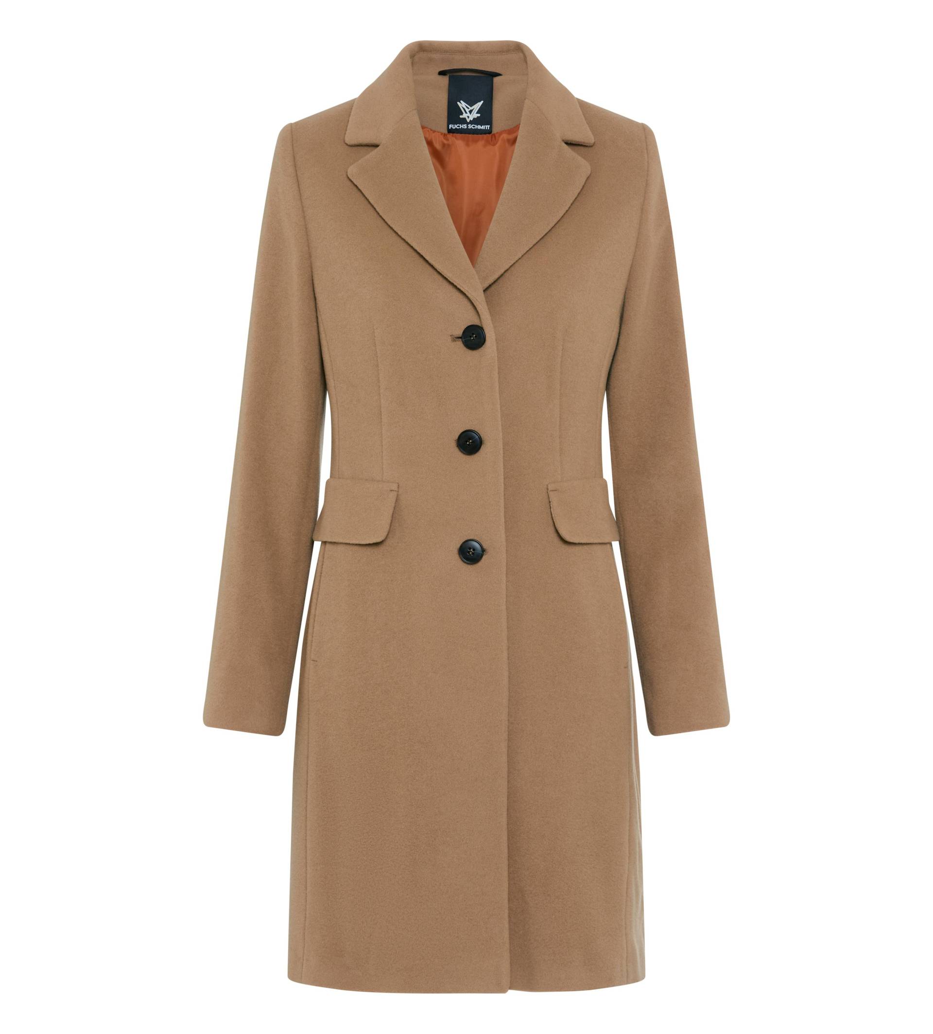 Fuchs Schmitt - Wollkurzmantel camel - Gr. - 42 von Fuchs Schmitt