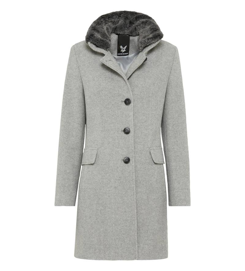Fuchs Schmitt - Wollkurzmantel grau - Gr. - 50 von Fuchs Schmitt
