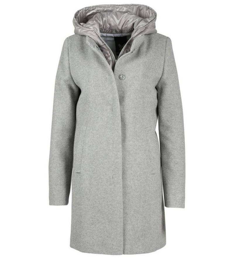 Fuchs Schmitt Wollmantel Damen Kurzmantel im Materialmix mit Kapuze von Fuchs Schmitt