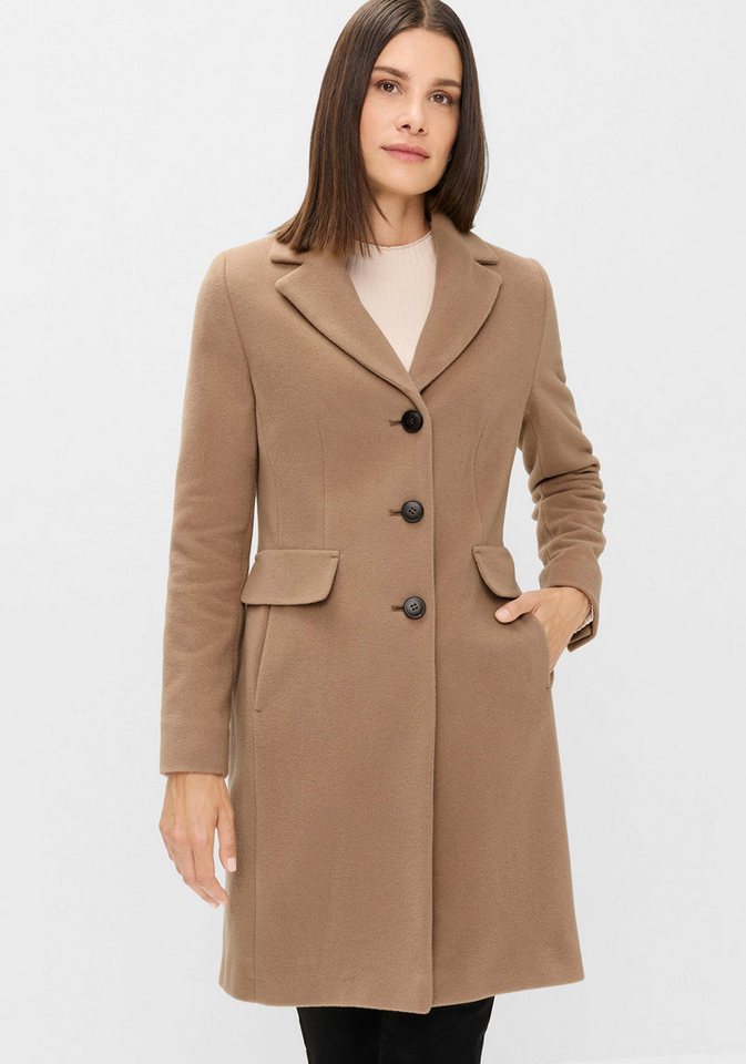 Fuchs Schmitt Wollmantel mit Reverskragen von Fuchs Schmitt