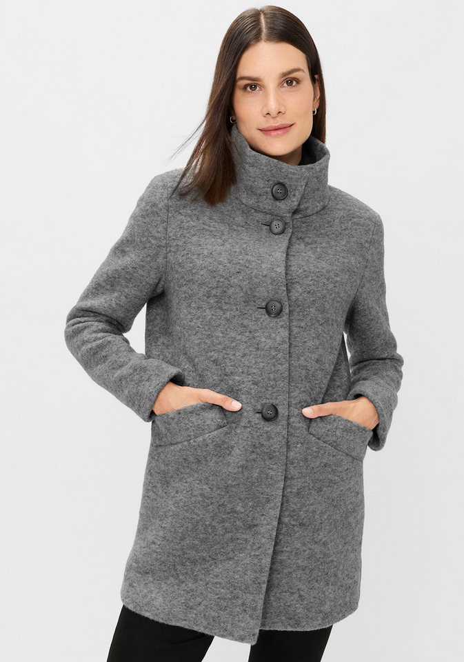 Fuchs Schmitt Wollmantel Wollmantel Mit Rundhalsausschnitt von Fuchs Schmitt