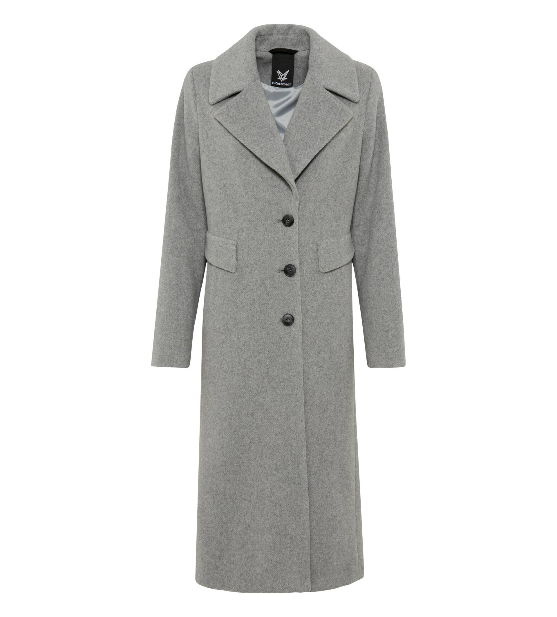 Fuchs Schmitt - Wollmantel grau - Gr. - 44 von Fuchs Schmitt