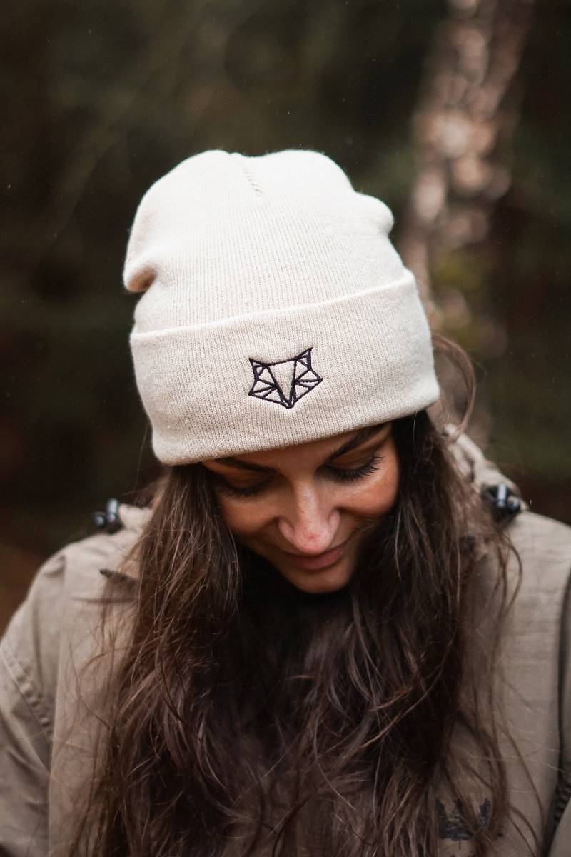 Beanie Mütze Fuchs Fox Wald Damen Herren Unisex Onesize Wander Outfit von FuchsMaedchenStore