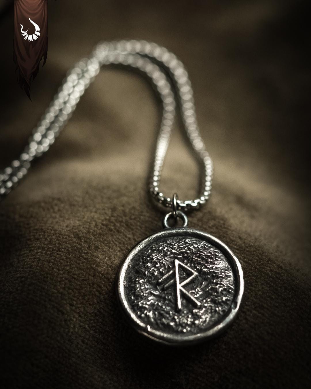 Anhänger Mit Binderune "Energie" - 925 Sterlingsilber von FuchsfeuerOfficial