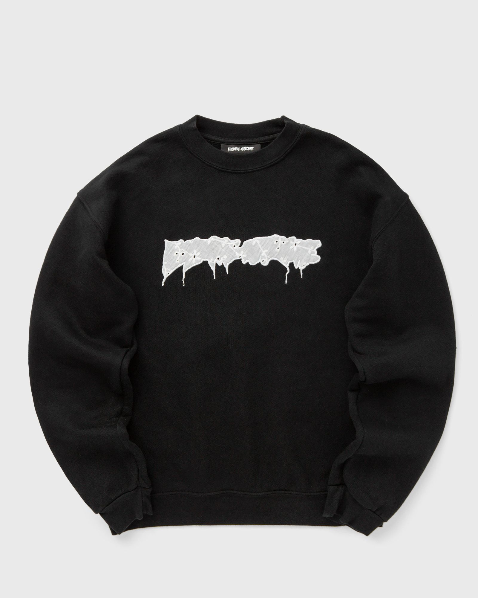 Fucking Awesome Doily Stamp Crewneck men Sweatshirts black in Größe:L von Fucking Awesome