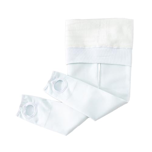 Fudaolee Thermo Strumpfhose Mädchen Gefütterte Leggings mit Fleece Kinder Dehnbar Weiche Blickdicht Strumpfhosen Warme Winterhose C-Weiß, L von Fudaolee