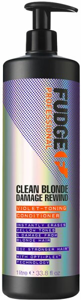 Fudge Clean Blonde Violet Damage Rewind Conditioner 1000 ml von Fudge