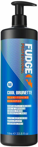 Fudge Cool Brunette Blue Toning Shampoo 1000 ml von Fudge