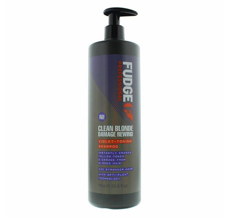 Fudge Haarshampoo Clean Blonde Damage Rewind Violet Toning Shampoo 1000ml von Fudge