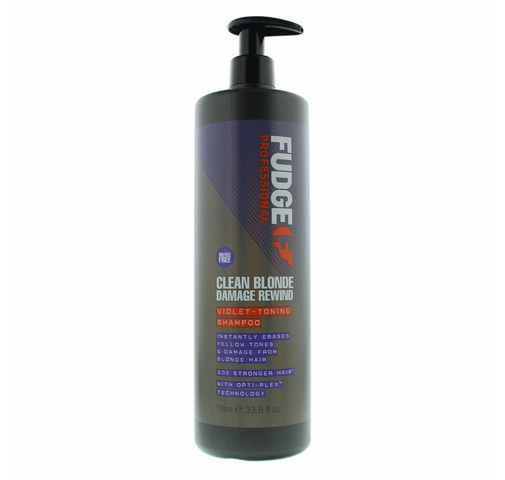 Fudge Haarshampoo Clean Blonde Damage Rewind Violet Toning Shampoo 1000ml von Fudge
