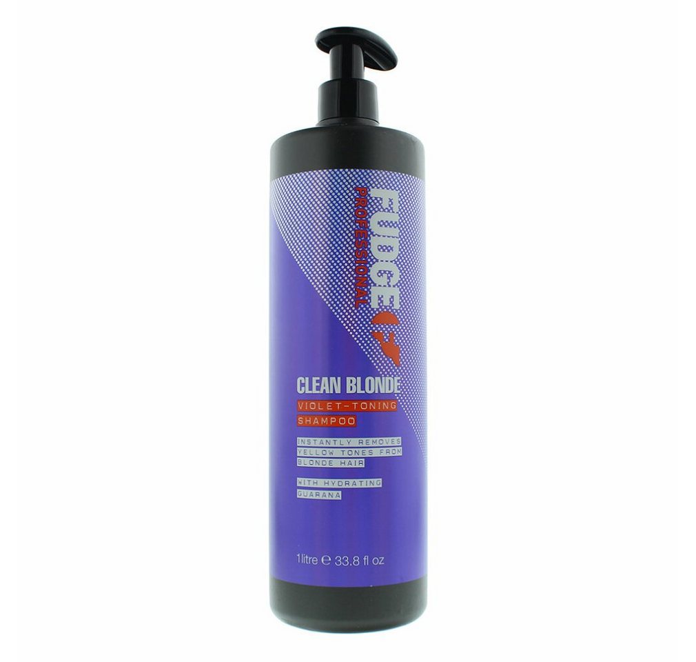 Fudge Haarshampoo Clean Blonde Violet Toning Shampoo 1000ml von Fudge