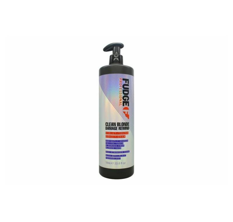 Fudge Haarspülung Clean Blonde Damage Rewind Violet-Toning Con 1000ml von Fudge
