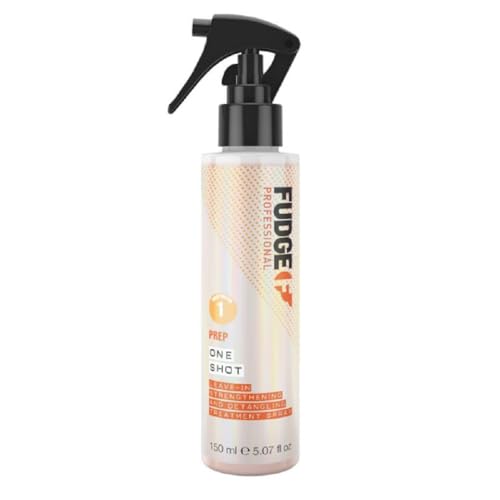 Fudge Professional Leave In Conditioner One Shot Treatment Spray Entwirrung und Stärkung Behandlung für trockenes & geschädigtes Haar, 150 ml von Fudge