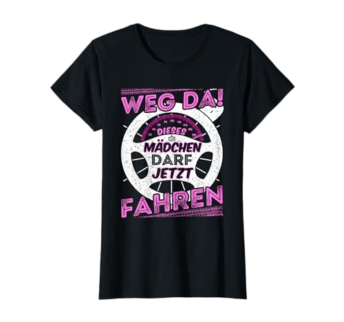 Führerschein bestanden Geschenk für Fahrschülerin Damen Mädchen Schwarz S T-Shirt Führerschein bestanden Geschenk für Fahrschülerin Damen Mädchen Schwarz S T-Shirt von Führerschein bestanden Geschenk für Fahrschülerin